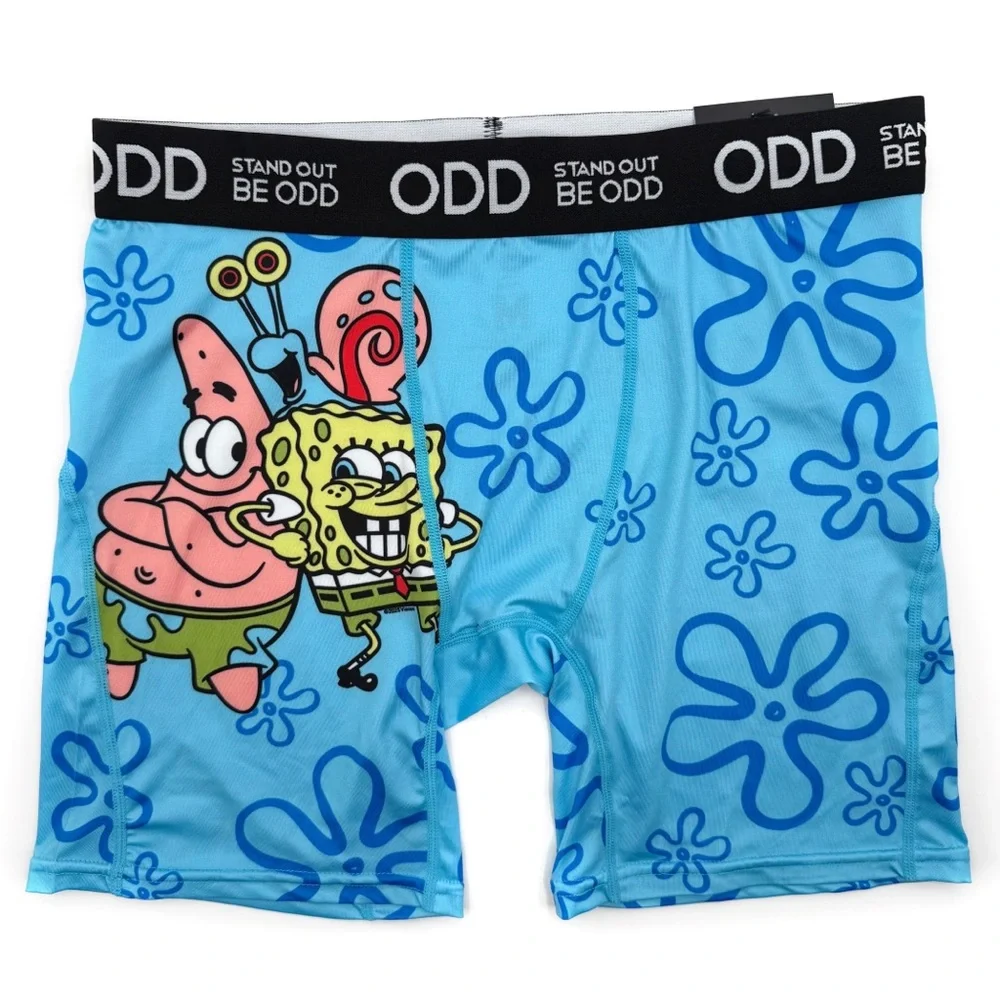 Odd Sox SpongeBob SquarePants Boxer Briefs Mens Size Medium Patrick Blue NWT New